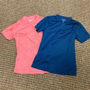 Three Sixty Polo Golf Shirts Sz Small